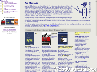 arsmartialis.com website preview