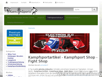 kuen-sports.de website preview