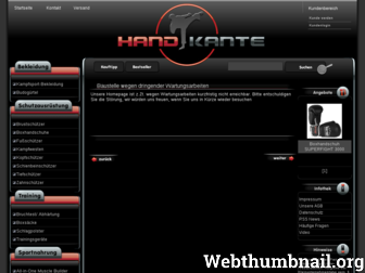 handkante.net website preview