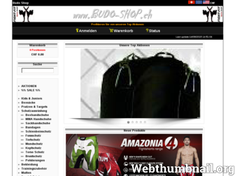 budo-shop.ch website preview
