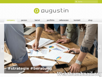 augustin.co website preview
