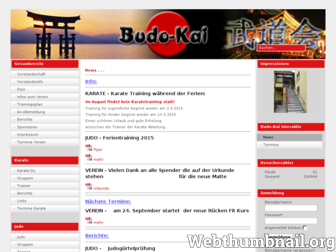 budo-kai.de website preview