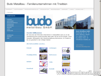 budo-metallbau.de website preview