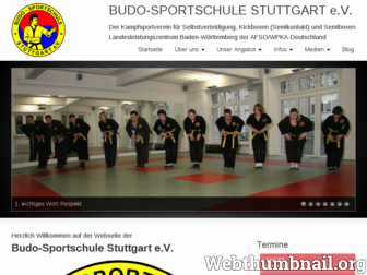 budo-sportschule.de website preview