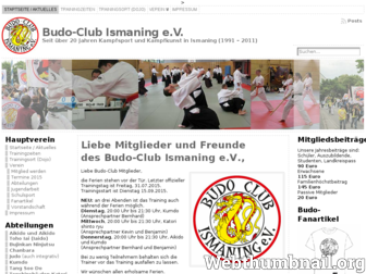 budo-club-ismaning.de website preview