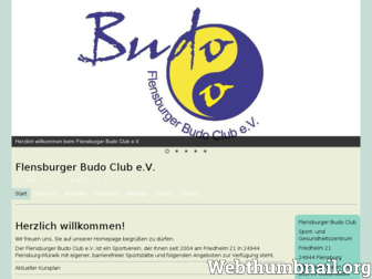 flensburger-budo-club.de website preview