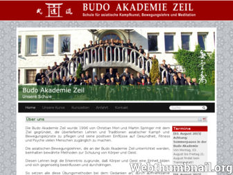budoakademie-zeil.de website preview