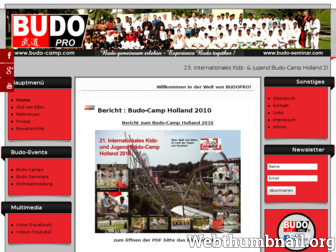 budo-camp.com website preview