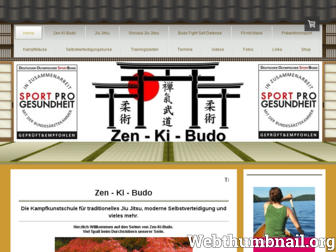 zen-ki-budo.de website preview