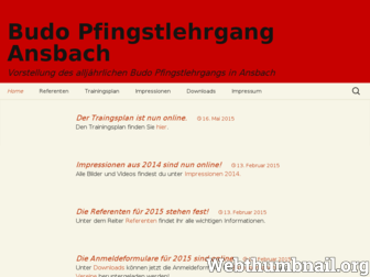 budo-pfingstlehrgang-ansbach.de website preview