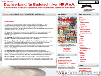 budo-nrw.de website preview