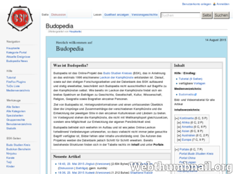budopedia.de website preview