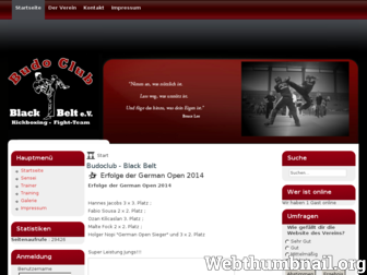 budoclub-blackbelt.de website preview