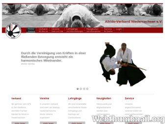 aikido-niedersachsen.de website preview