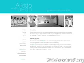aikido-ueben.de website preview