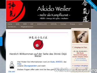 aikido-weiler.de website preview