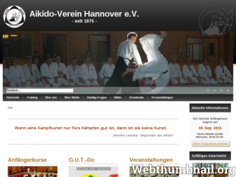 aikido-verein-hannover.de website preview