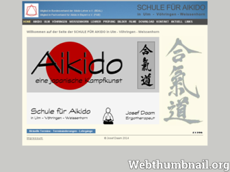 aikido-s.de website preview