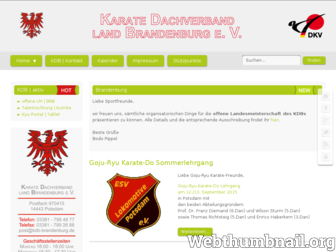 kdb-brandenburg.de website preview