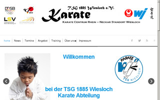 tsg-wiesloch-karate.de website preview