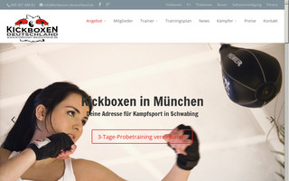 kickboxen-deutschland.de website preview