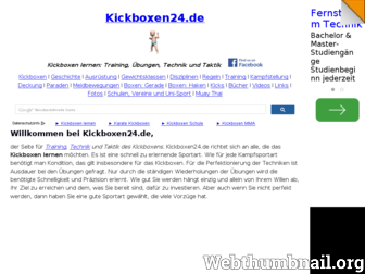 kickboxen24.de website preview