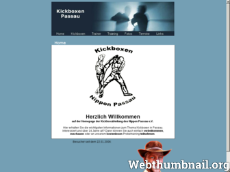 kickboxen-passau.de website preview