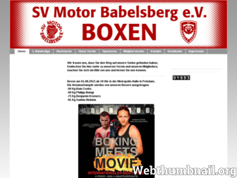 motor-babelsberg-boxen.de website preview