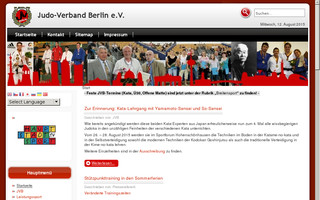 judo-verband-berlin.de website preview