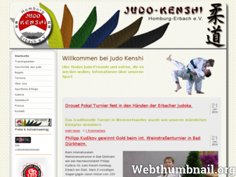judo-kenshi.de website preview