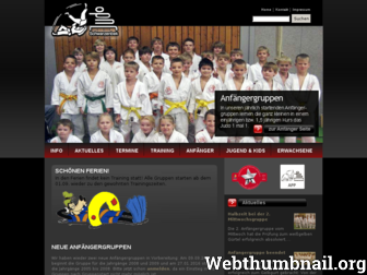 judo-schwarzenbek.de website preview