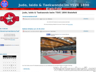tsve-judo.de website preview