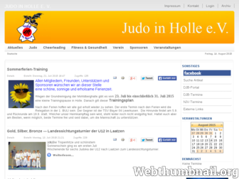 judoinholle.de website preview