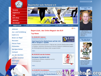 bayer-judo-verband.de website preview
