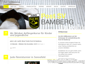 judobamberg.de website preview