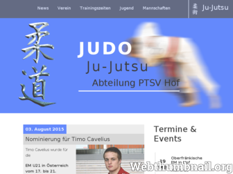 judo-hof.de website preview