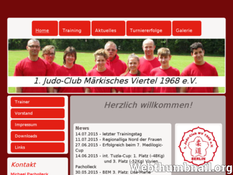 judo-club-mv.de website preview