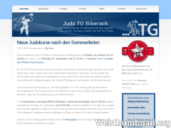 judo-biberach.de website preview