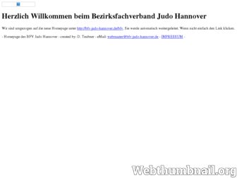 bfv-judo-hannover.de website preview