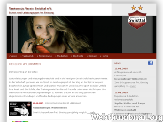 tkd-swisttal.de website preview
