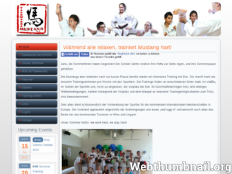 taekwondo-mustang.com website preview