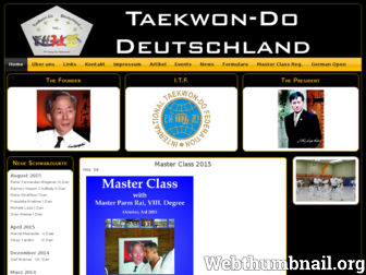 tkd-deutschland.de website preview