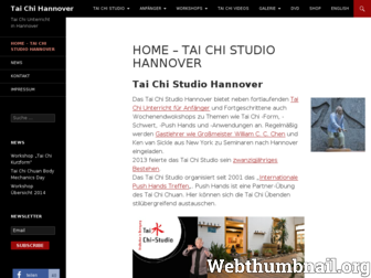 tai-chi-studio.de website preview