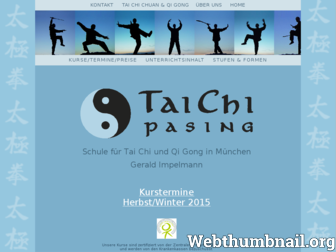 taichi-pasing.de website preview