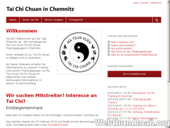 taiji-chemnitz.de website preview