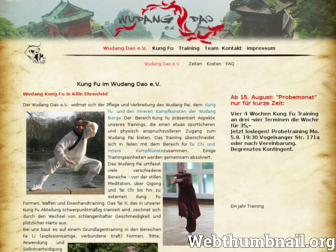 kung-fu-koeln.de website preview