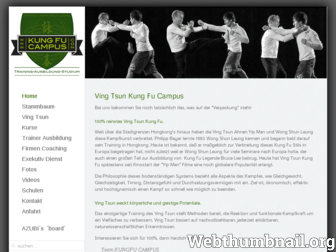 kungfu-campus.com website preview