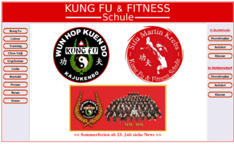 kungfu-fitness.de website preview