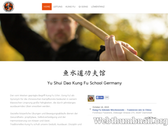 kungfu-school.de website preview