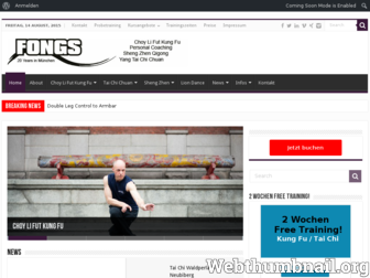 fongs-kungfu.com website preview